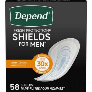 Depend Shields for Men - 58 Count